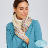 Dachshund Puppy Pattern Printed Smart Touch Gloves - Madeline Love - Flyclothing LLC