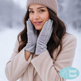 Solid Velvet Feel Smart Touch Gloves - Madeline Love - Flyclothing LLC