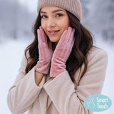 Solid Velvet Feel Smart Touch Gloves - Madeline Love - Flyclothing LLC