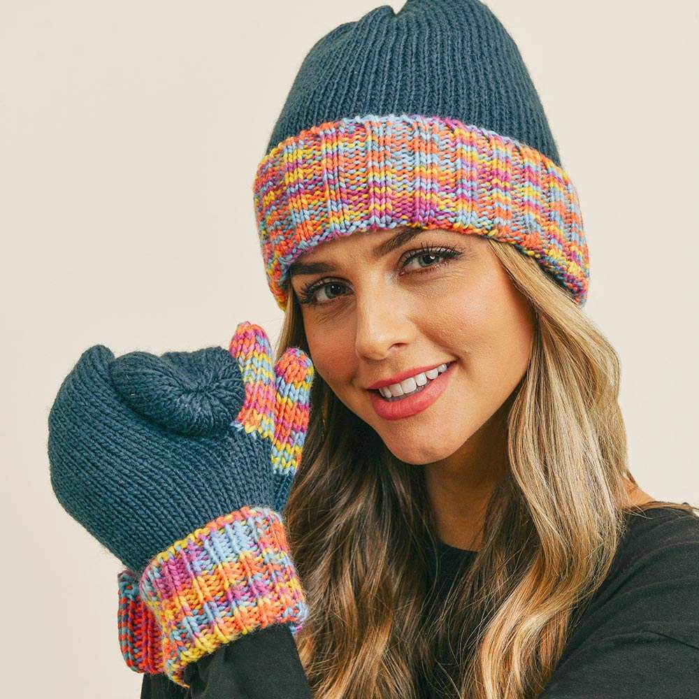 Multi Color Cuff Gloves - Madeline Love - Flyclothing LLC