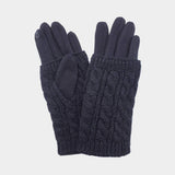 Cable Knit Smart Touch Gloves - Madeline Love - Flyclothing LLC