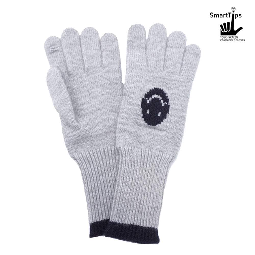Knit Smile Accent Smart Touch Gloves - Madeline Love - Flyclothing LLC