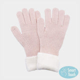 Cuffed Knit Smart Touch Gloves - Madeline Love - Flyclothing LLC
