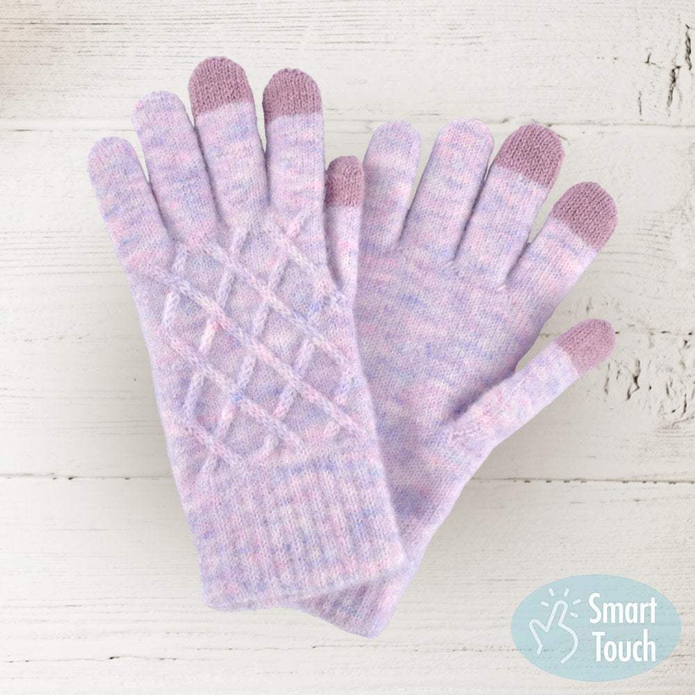 Soft Knit Touch Smart Gloves - Madeline Love - Flyclothing LLC
