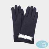 Decorative Bow Accent Elegant Smart Touch Gloves - Madeline Love - Flyclothing LLC