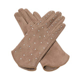 Rhinestone Embellished Smart Touch Winter Gloves - Madeline Love - Flyclothing LLC