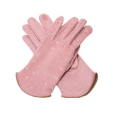 Rhinestone Embellished Smart Touch Winter Gloves - Madeline Love - Flyclothing LLC