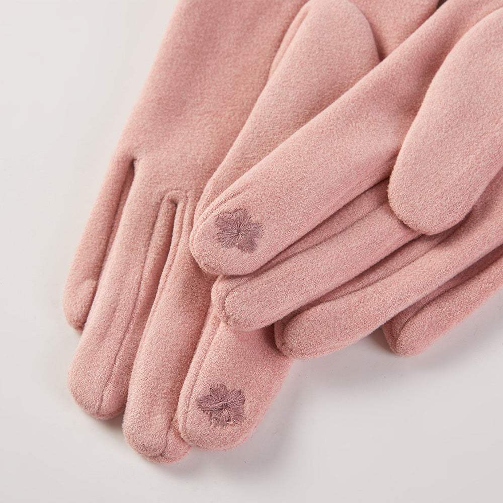 Knot Bow Accent Smart Touch Gloves - Madeline Love - Flyclothing LLC
