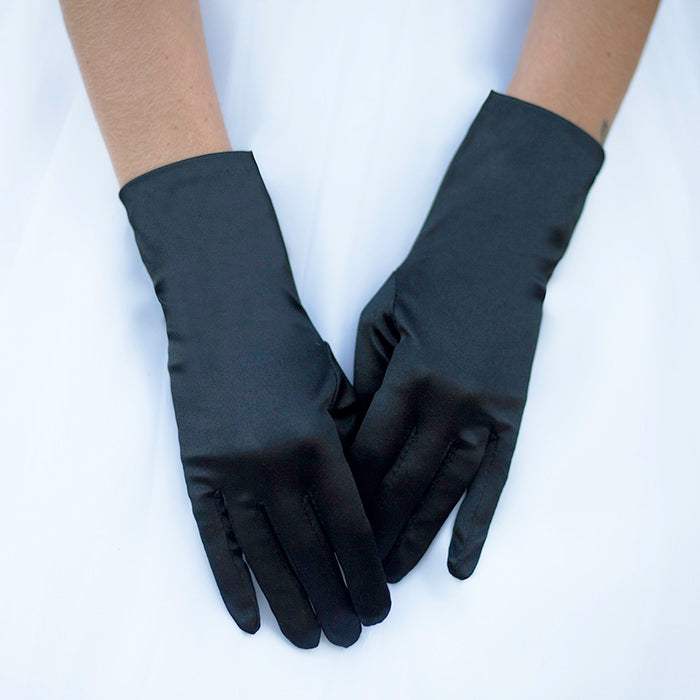 Dressy Satin Wedding Gloves - Madeline Love - Flyclothing LLC