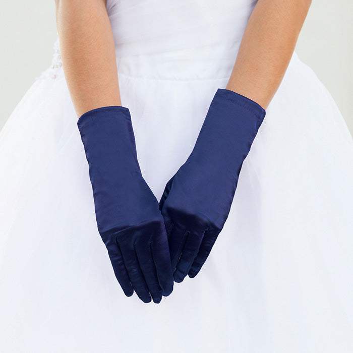 Dressy Satin Wedding Gloves - Madeline Love - Flyclothing LLC