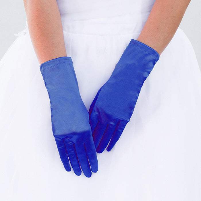 Dressy Satin Wedding Gloves - Madeline Love - Flyclothing LLC