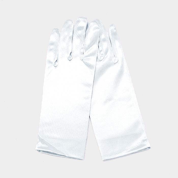 Dressy Satin Wedding Gloves - Madeline Love - Flyclothing LLC