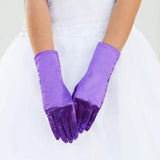Dressy Satin Wedding Gloves - Madeline Love - Flyclothing LLC