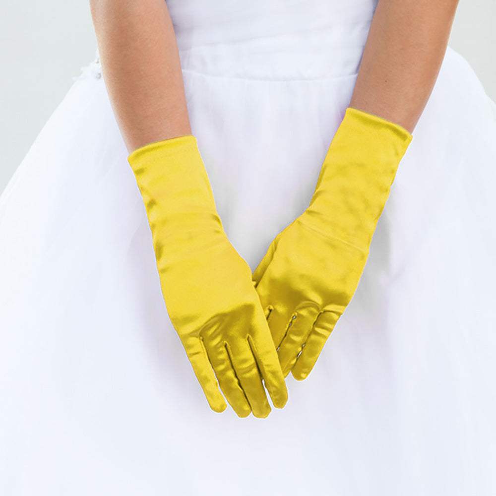 Dressy Satin Wedding Gloves - Madeline Love - Flyclothing LLC