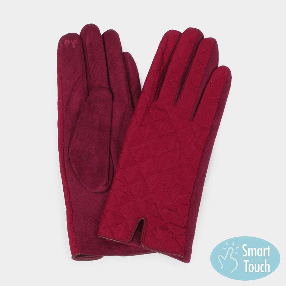 Quilted Touch Smart Gloves - Madeline Love - Flyclothing LLC