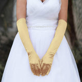 Dressy Satin Wedding Chic Gloves - Madeline Love - Flyclothing LLC