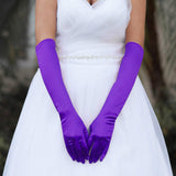 Dressy Satin Wedding Chic Gloves - Madeline Love - Flyclothing LLC