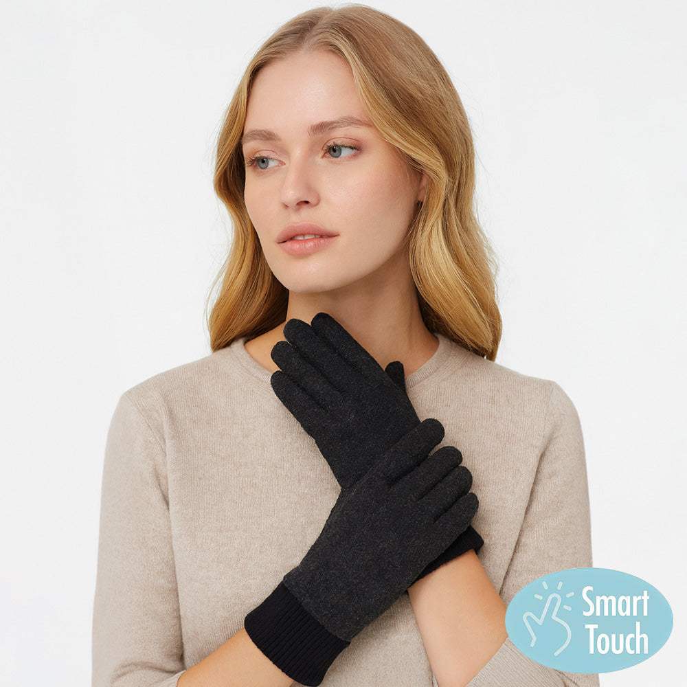 Classic Knit Winter Touch Smart Gloves - Madeline Love - Flyclothing LLC