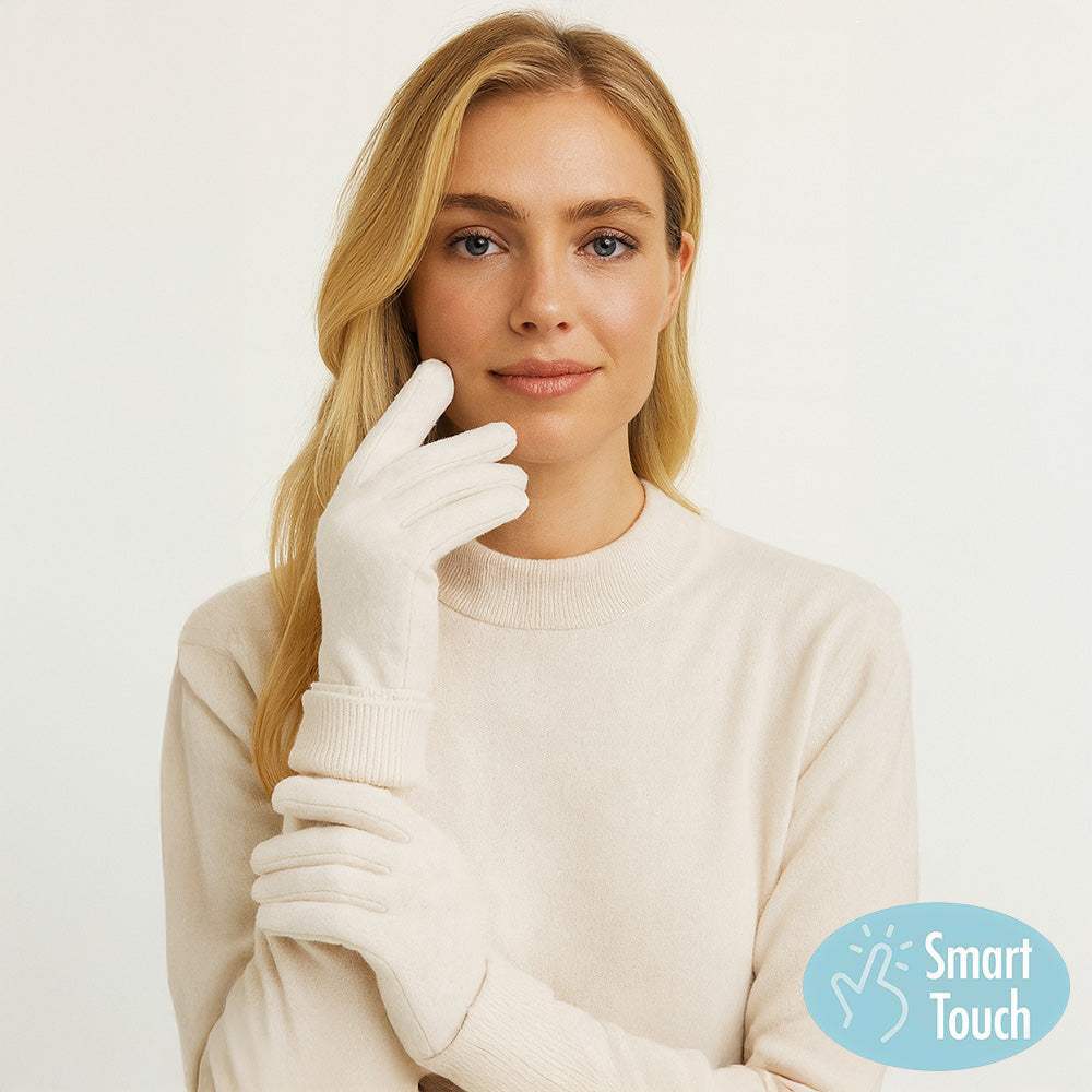 Classic Knit Winter Touch Smart Gloves - Madeline Love - Flyclothing LLC