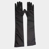 Dressy Satin Long Wedding Gloves - Madeline Love - Flyclothing LLC