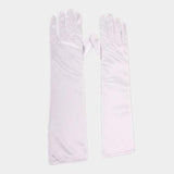 Dressy Satin Long Wedding Gloves - Madeline Love - Flyclothing LLC