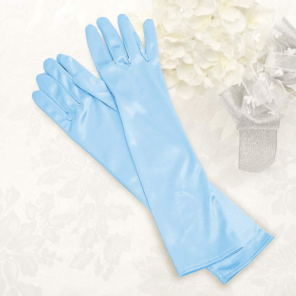 Dressy satin gloves - Madeline Love - Flyclothing LLC