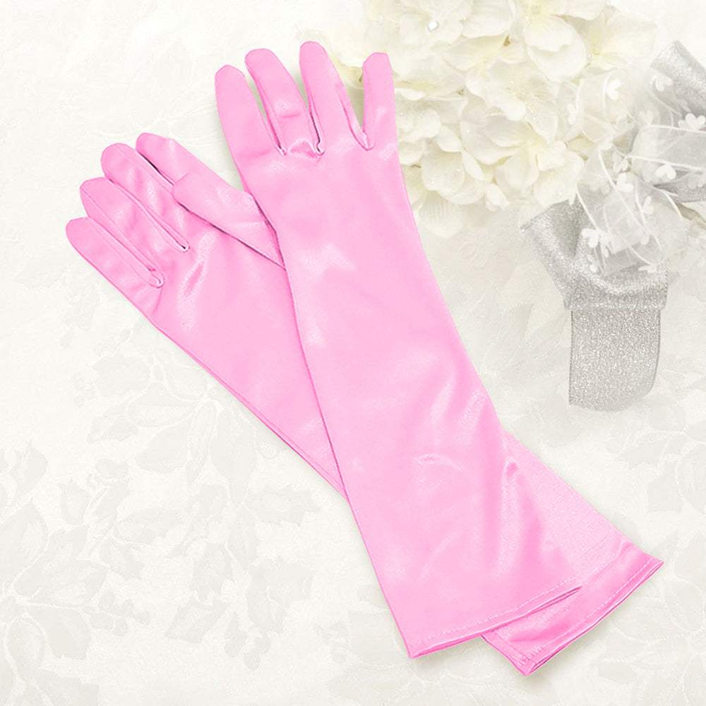 Dressy satin gloves - Madeline Love - Flyclothing LLC