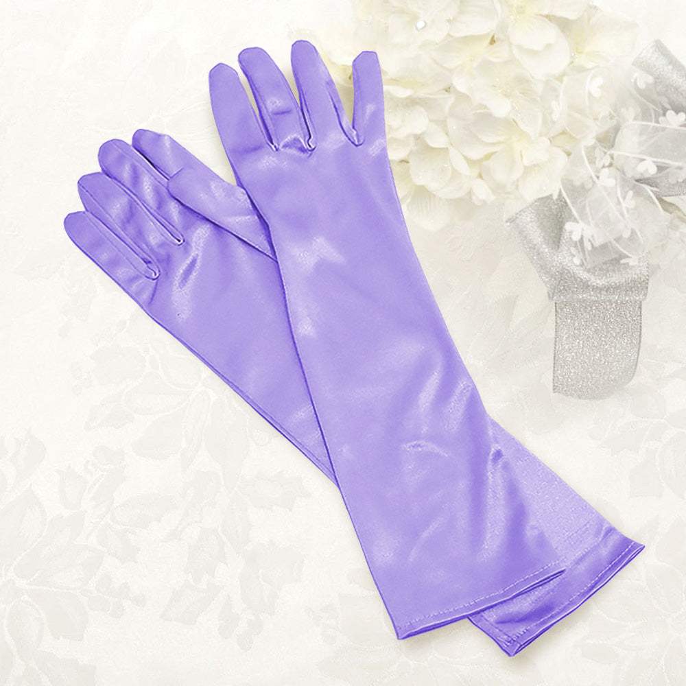 Dressy satin gloves - Madeline Love - Flyclothing LLC