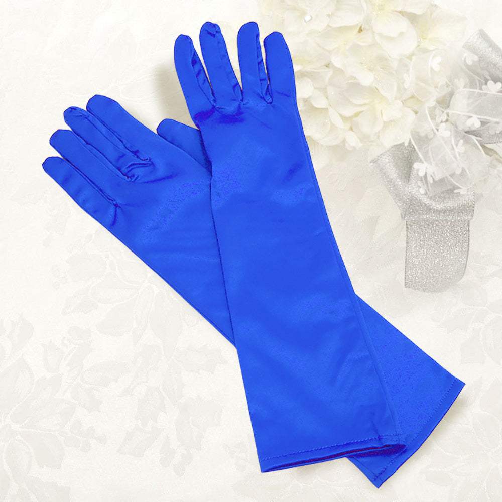 Dressy satin gloves - Madeline Love - Flyclothing LLC