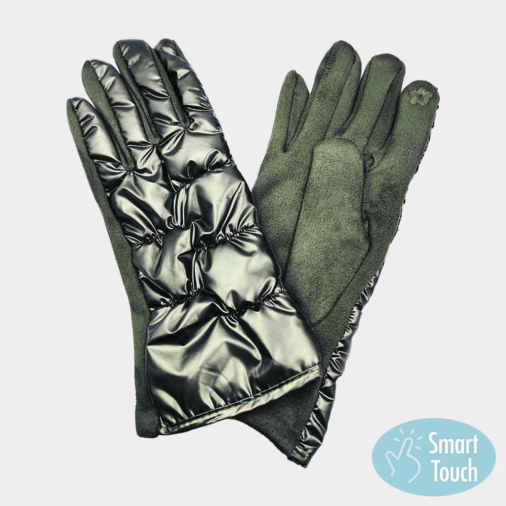 Puffer Smart Touch Gloves - Madeline Love - Flyclothing LLC
