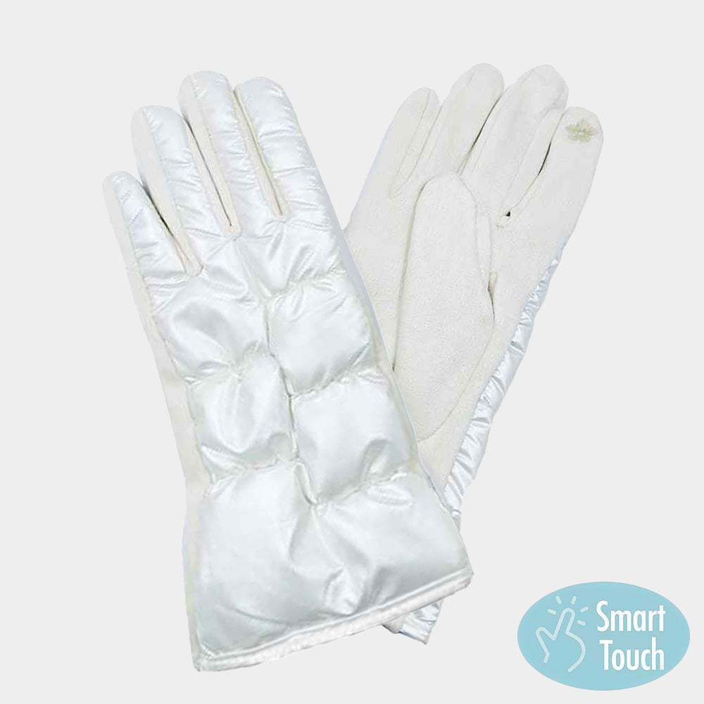 Puffer Smart Touch Gloves - Madeline Love - Flyclothing LLC