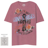 Guns N Roses-Cross Roses Unisex Tee - Guns N Roses