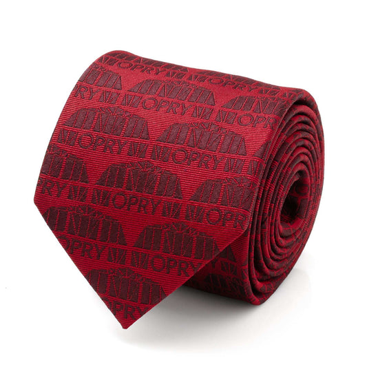 Grand Ole Opry Auditorium Red Men's Tie - Cufflinks.com - Flyclothing LLC