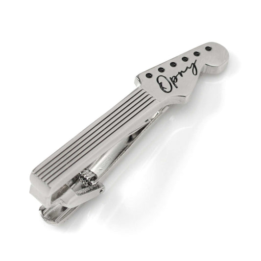 Grand Ole Opry Guitar Neck Silver Tie Clip - Cufflinks.com - Flyclothing LLC