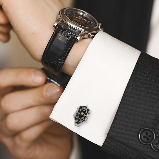 Grand Ole Opry Guitar Cufflinks - Cufflinks.com - Flyclothing LLC