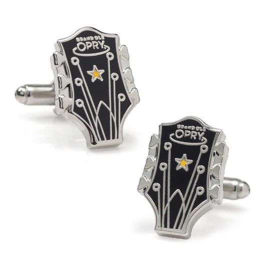 Grand Ole Opry Guitar Cufflinks - Cufflinks.com - Flyclothing LLC