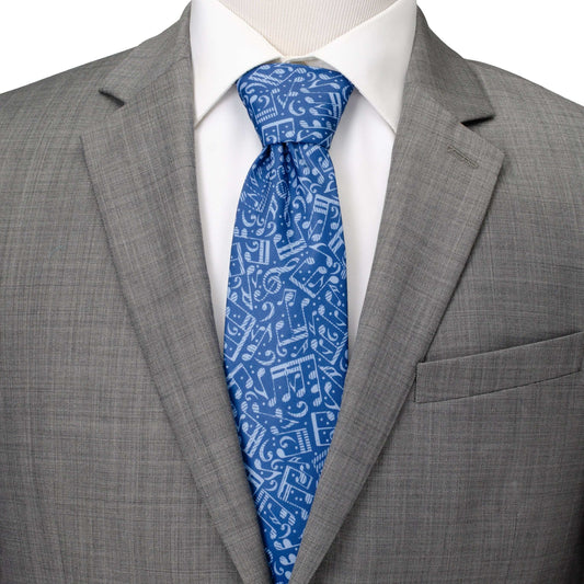 Grand Ole Opry Musical Blue Men's Tie - Cufflinks.com - Flyclothing LLC