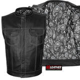 Fury - Club Vest (White) - GoLeather