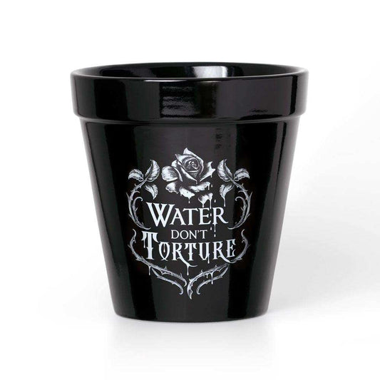 Alchemy Gothic Water Don't Torture Plant Pot - Alchemy Gothic - Flyclothing LLC