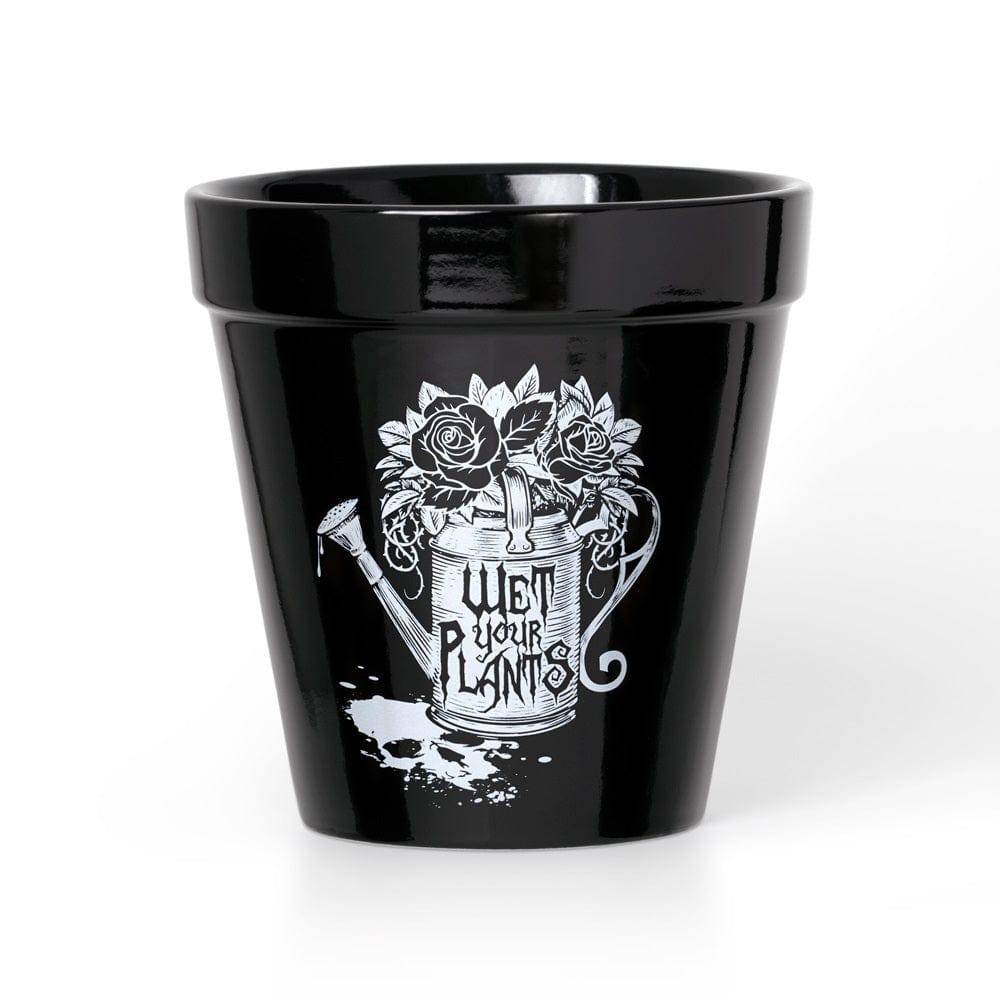 Alchemy Gothic Wet Your Plants Plant Pot - Alchemy Gothic
