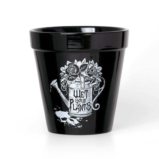 Alchemy Gothic Wet Your Plants Plant Pot - Alchemy Gothic - Flyclothing LLC