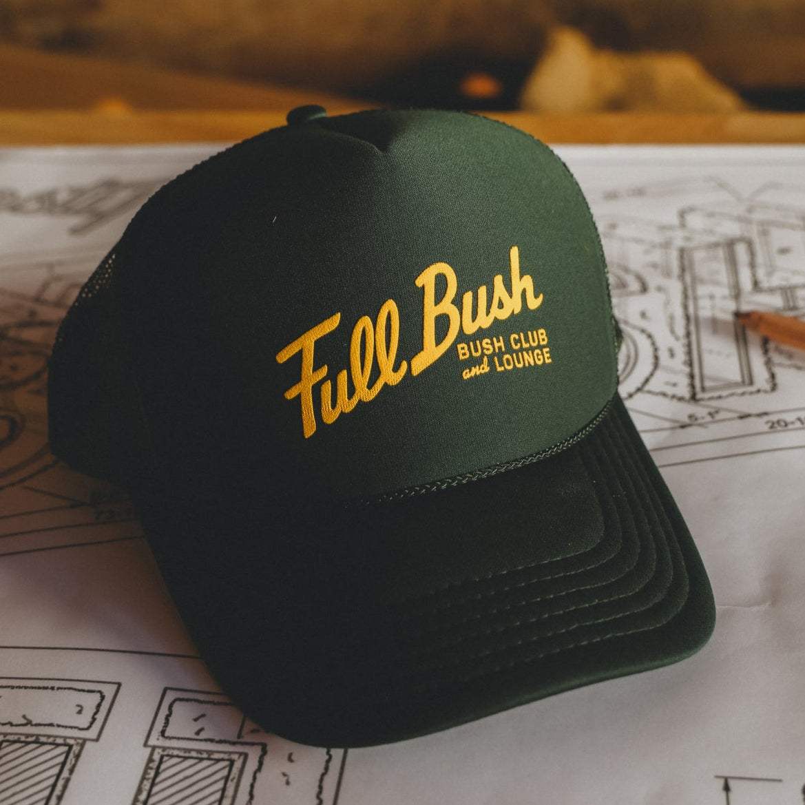 The Overgrowth | Green Full Bush Bush Club Trucker Hat - Shinesty - Flyclothing LLC