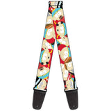 Guitar Strap - South Park Cartman Expressions Stacked - Buckle-Down - Flyclothing LLC