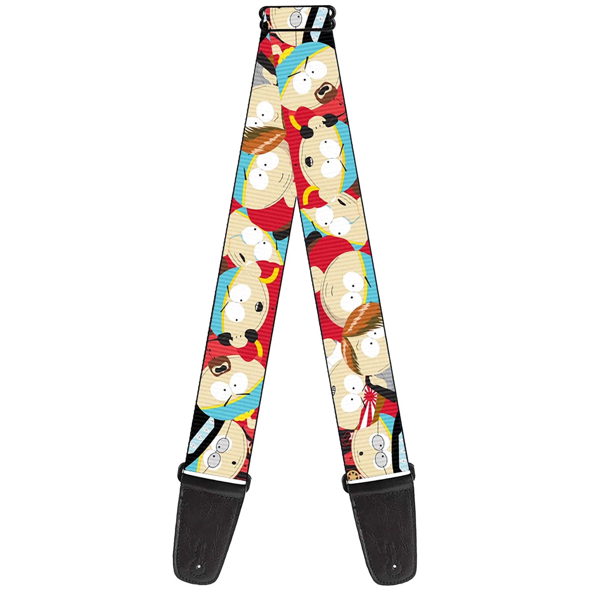 Guitar Strap - South Park Cartman Expressions Stacked - Buckle-Down - Flyclothing LLC