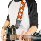 Guitar Strap - South Park Kenny Expressions Stacked Orange - Buckle-Down - Flyclothing LLC