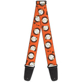 Guitar Strap - South Park Kenny Expressions Stacked Orange - Buckle-Down - Flyclothing LLC