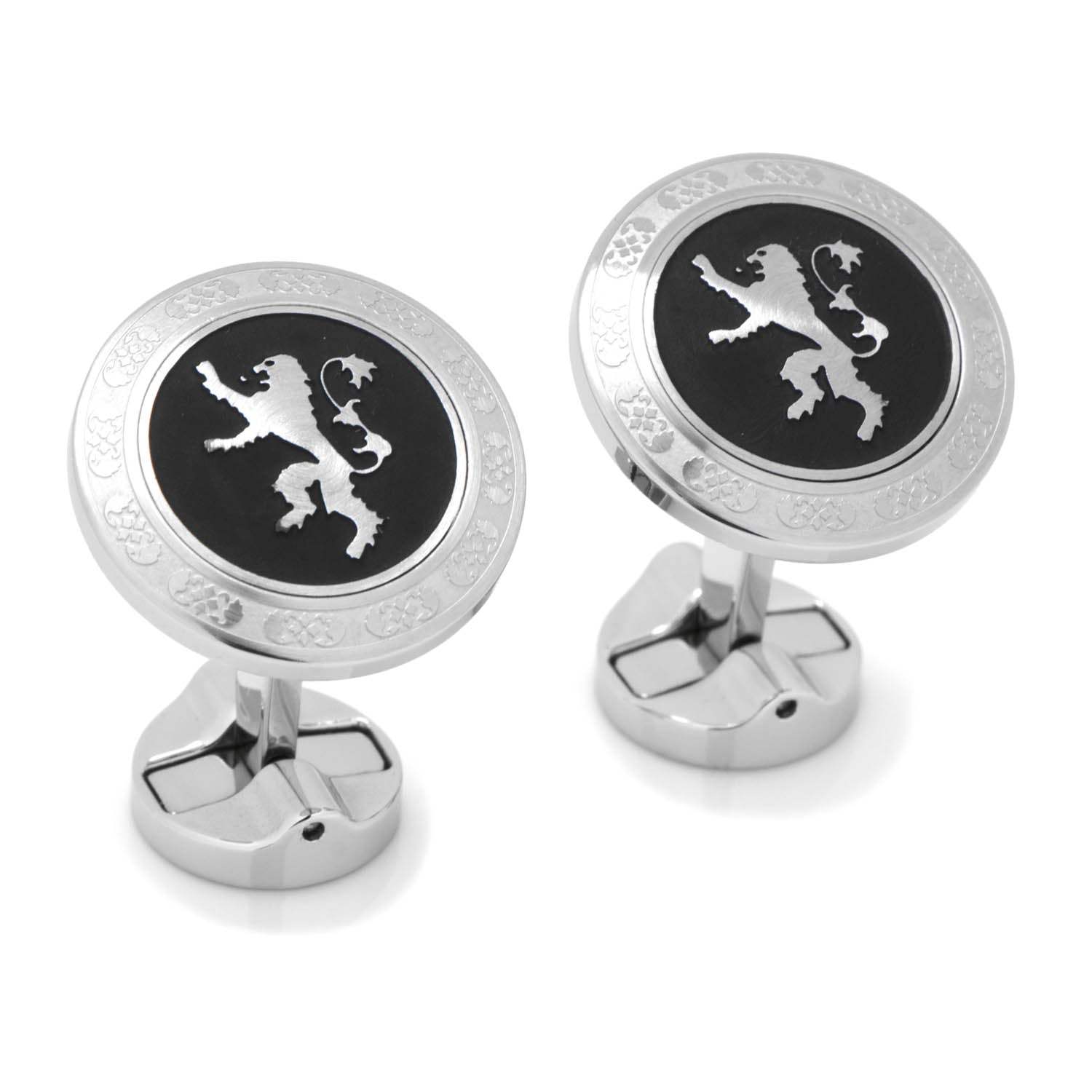 Game of Thrones Lannister Filigree Stainless Steel Cufflinks - Cufflinks.com - Flyclothing LLC
