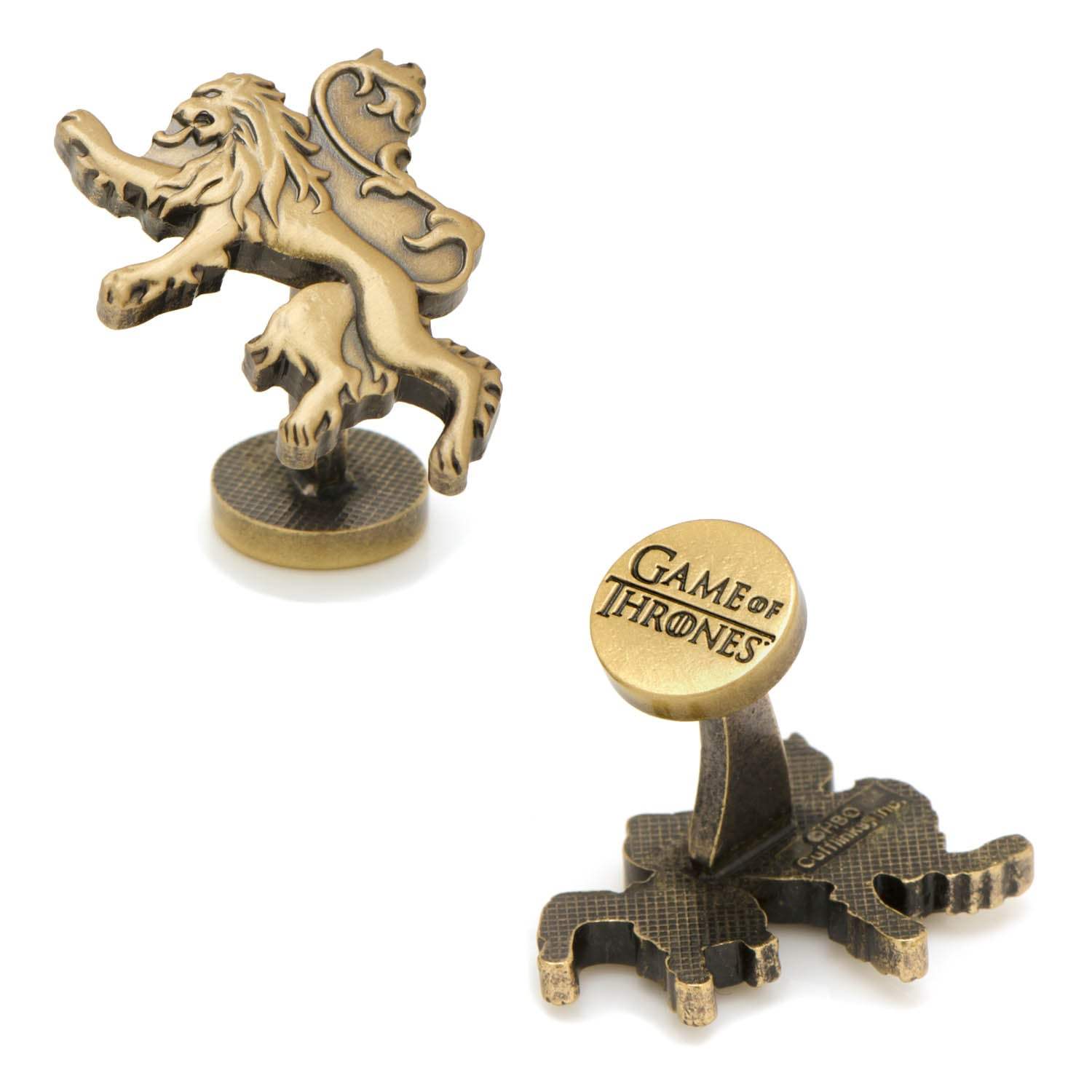 Game of Thrones Lannister Lion Sigil Cufflinks - Cufflinks.com - Flyclothing LLC