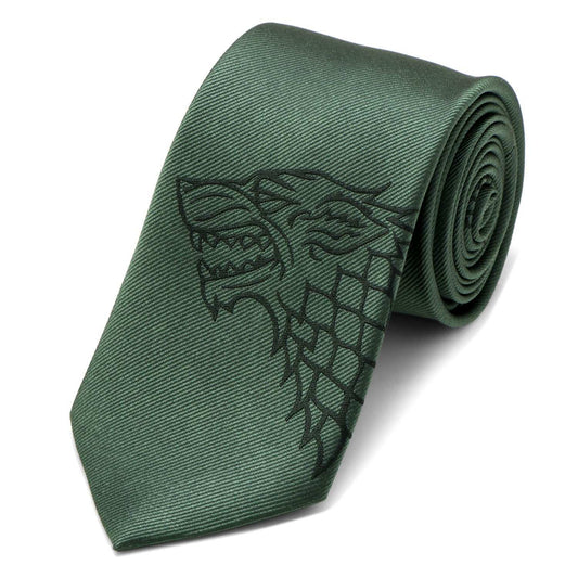 Game of Thrones Stark Direwolf Green Men's Tie - Cufflinks.com - Flyclothing LLC