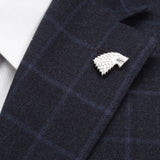 Game of Thrones Stark Direwolf Antiqued Lapel Pin